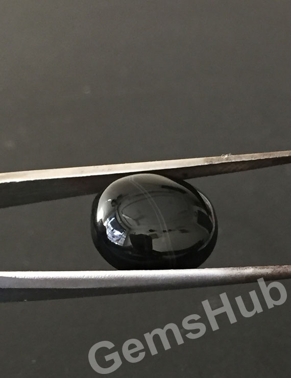 Natural Certified Sulemani Black Hakik Stone, 7.80 ct
